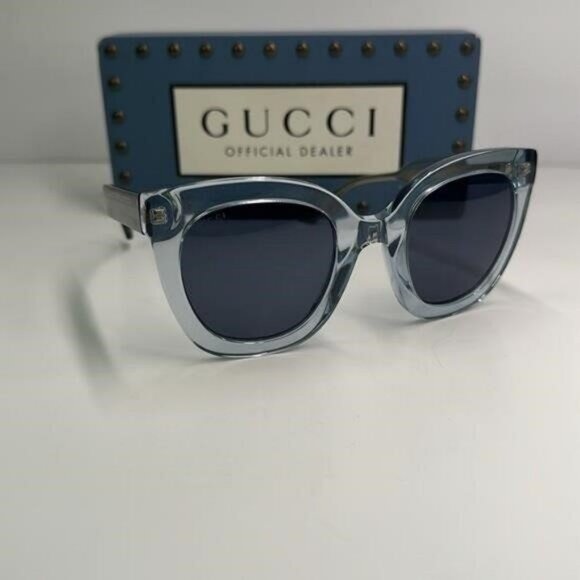 💯- New Authentic Gucci™ GG0564S 003 51 - Light-Blue - Picture 12 of 14